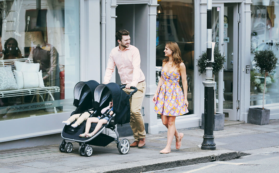 romer double pushchair
